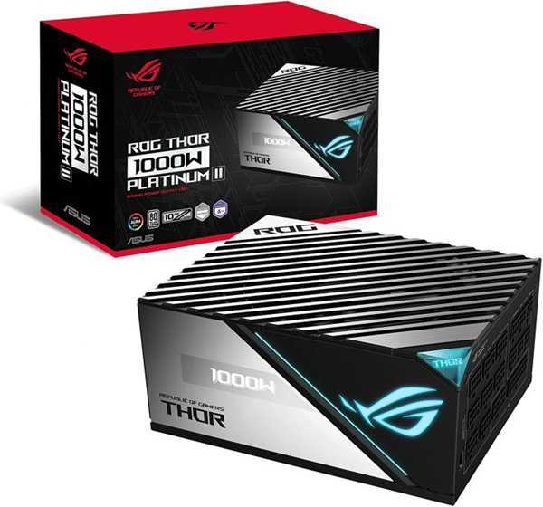 fuente alimentacion asus rog thor platinum ii | 1000w | 80+ platinum | modular