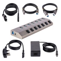 Miniatura 7 de HUB CONCENTRADOR USB-C DE 7 PUERTOS CON INTERRUPTOR ES