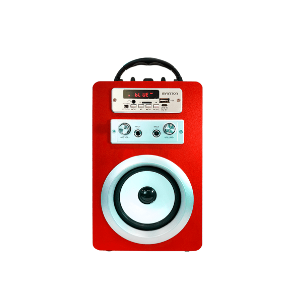 Infiniton Rojo Altavoz K8 5W Fm Bluetooth
