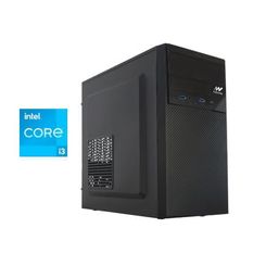 Ordenador sobremesa NETWAY PLUS PBA i3-12100 3.3GHz, 8GB DDR4 3200MHz, 500GB SSD, Windows 11 Pro, Negro
