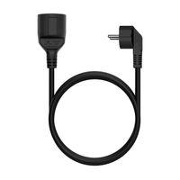 Miniatura 4 de AISENS Cable Alargador de Alimentacion Schuko, CEE7/M-CEE7/H, Negro, 10M