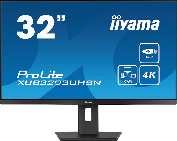 iiyama xub3293uhsn-b5  prolite 31.5  lcd ips 4k ultra hd  altavoces
