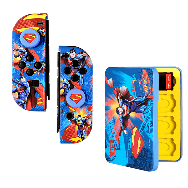 SWITCH DC COMBO SUPERMAN FR-TEC PACK/CAJA/GRIPS/CAJA 16 JUEG OS