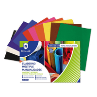 Miniatura 1 de CUADERNO MULTIPLES MANUALIDADES 42 HOJAS COLORES 32 X 22 CM. BISMARK 322741