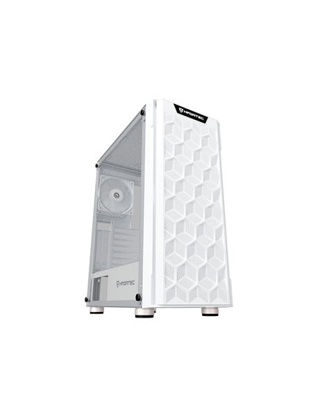 caja gaming atx nfortec azir | blanca